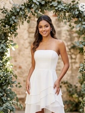 Lulus | Dresses | Seriously Sensational Light Pink Strapless Tiered Maxi  Dress Lulus | Poshmark